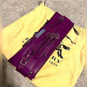 Burberry Prorsum Purple Clutch